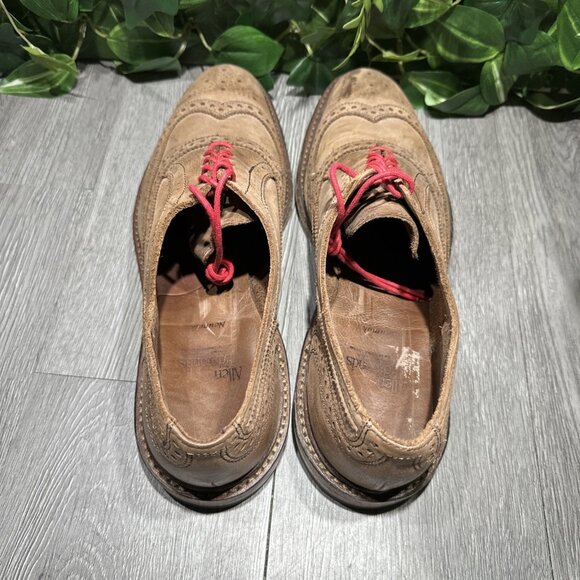 ALLEN EDMONDS Men Brown Leather Shoes NEUMOK Oxfords Size US Size 10.5 D Wingtip main image 9